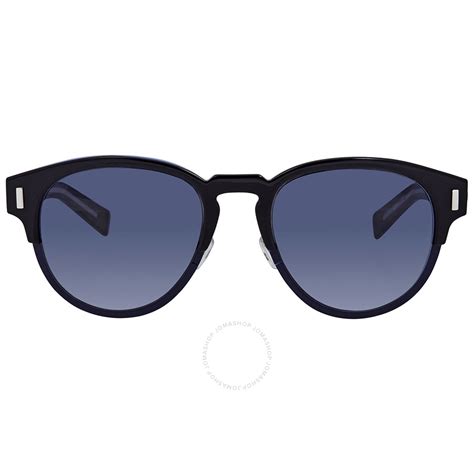 dior blacktie blue mirror round men's|Dior Blacktie Blue Mirror Round Sunglasses BLACKTIE2.0S J.